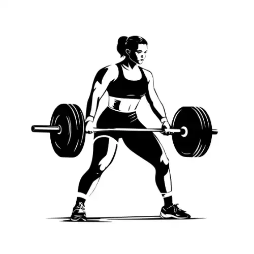 Athlete Woman Silhouette SVG Design | SVG Files for Cricut & Print