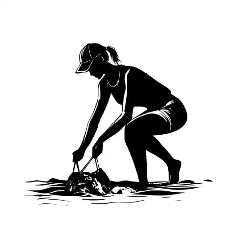 Athlete Woman Silhouette SVG Design | SVG Files for Cricut & Print