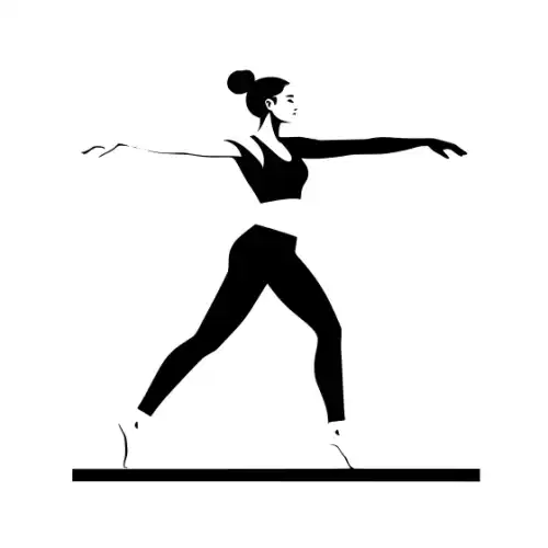 Athlete Woman Silhouette SVG Design | SVG Files for Cricut & Print