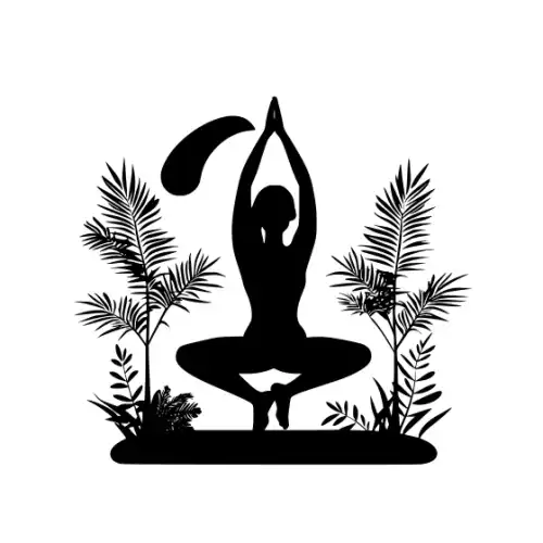 Athlete Woman Silhouette SVG Design | SVG Files for Cricut & Print