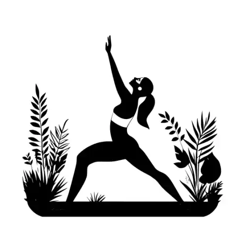 Athlete Woman Silhouette SVG Design | SVG Files for Cricut & Print