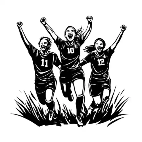 Athlete Woman Silhouette SVG Design | SVG Files for Cricut & Print