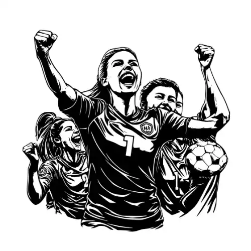 Athlete Woman Silhouette SVG Design | SVG Files for Cricut & Print