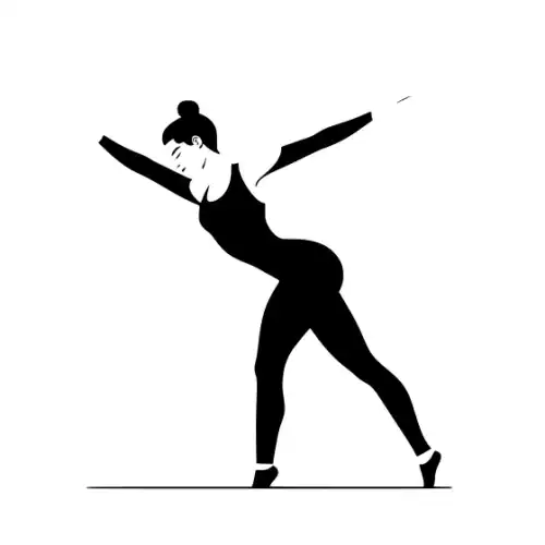 Athlete Woman Silhouette SVG Design | SVG Files for Cricut & Print