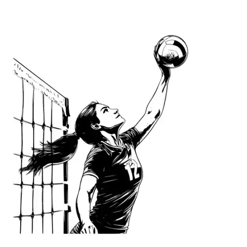 Athlete Woman Silhouette SVG Design | SVG Files for Cricut & Print