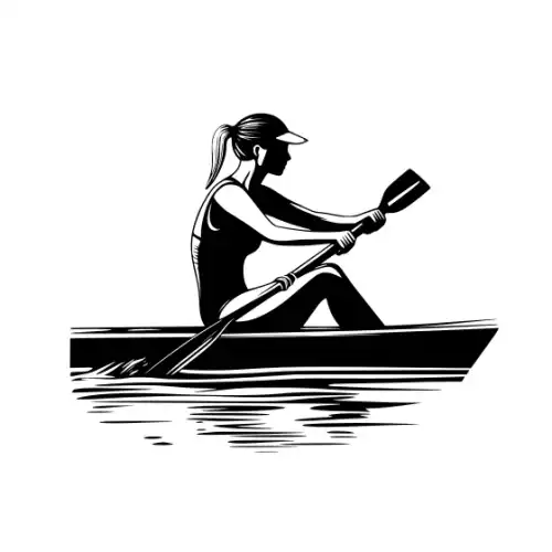 Athlete Woman Silhouette SVG Design | SVG Files for Cricut & Print