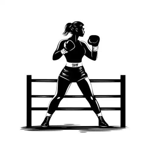 Athlete Woman Silhouette SVG Design | SVG Files for Cricut & Print