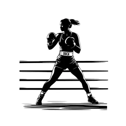 Athlete Woman Silhouette SVG Design | SVG Files for Cricut & Print