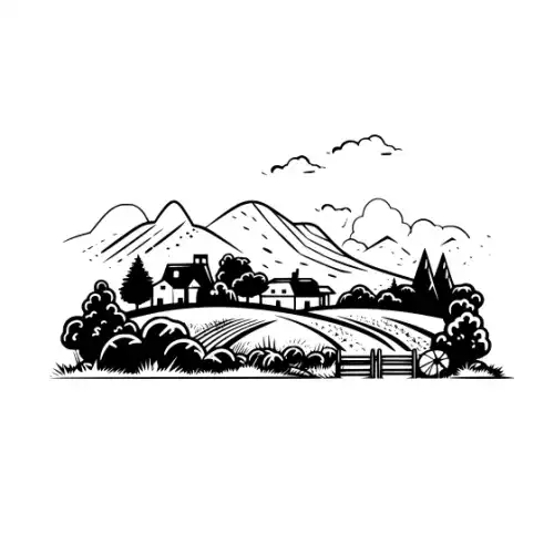 Autumn Harvest Silhouette SVG Design | SVG Files for Cricut & Print