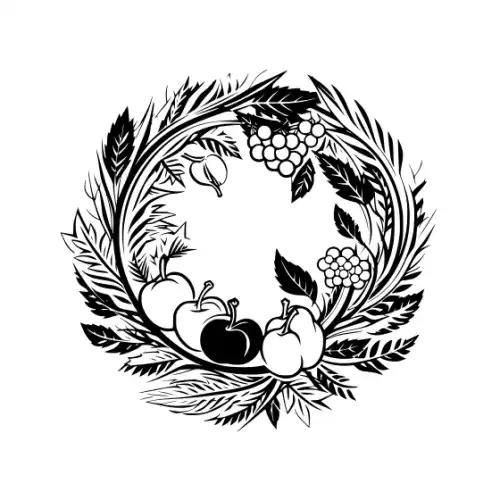 Autumn Harvest Silhouette SVG Design | SVG Files for Cricut & Print