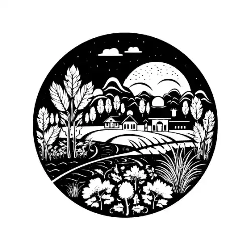 Autumn Harvest Silhouette SVG Design | SVG Files for Cricut & Print