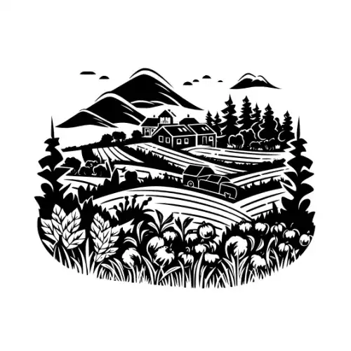 Autumn Harvest Silhouette SVG Design | SVG Files for Cricut & Print