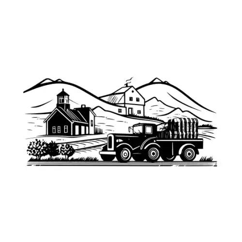 Autumn Harvest Silhouette SVG Design | SVG Files for Cricut & Print