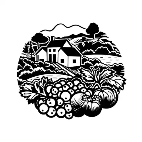 Autumn Harvest Silhouette SVG Design | SVG Files for Cricut & Print