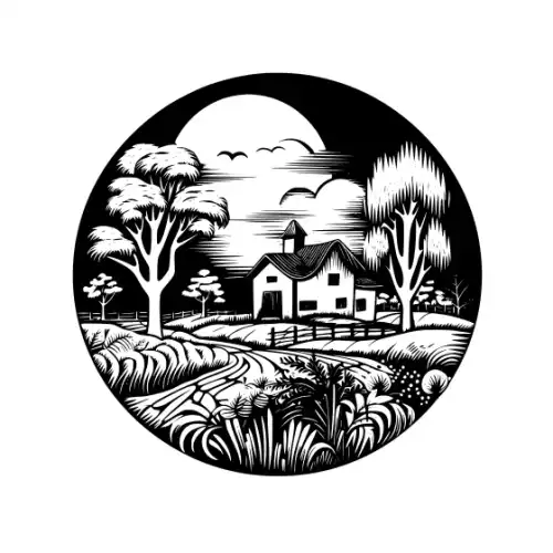 Autumn Harvest Silhouette SVG Design | SVG Files for Cricut & Print