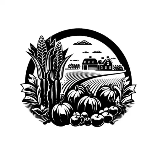 Autumn Harvest Silhouette SVG Design | SVG Files for Cricut & Print