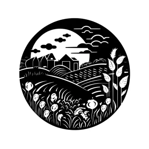 Autumn Harvest Silhouette SVG Design | SVG Files for Cricut & Print