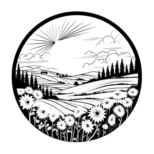 Autumn Harvest Silhouette SVG Design | SVG Files for Cricut & Print