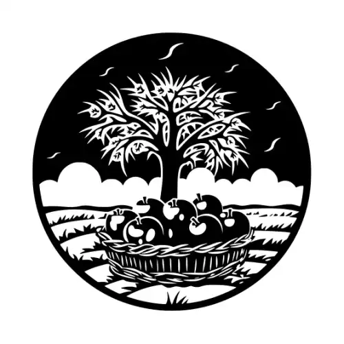 Autumn Harvest Silhouette SVG Design | SVG Files for Cricut & Print