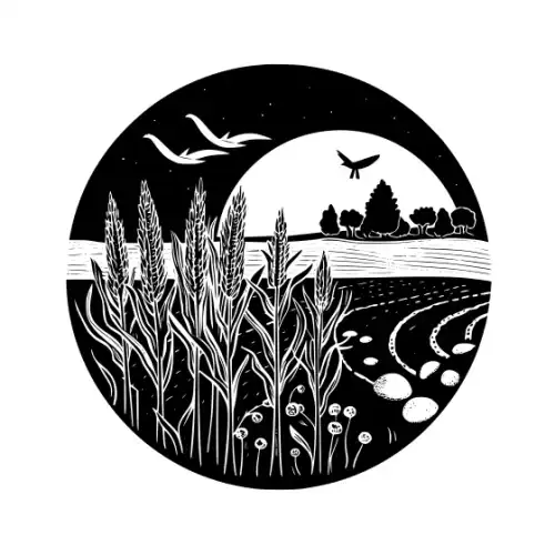 Autumn Harvest Silhouette SVG Design | SVG Files for Cricut & Print