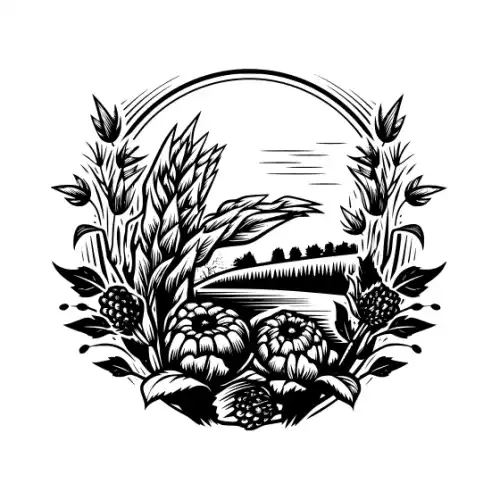 Autumn Harvest Silhouette SVG Design | SVG Files for Cricut & Print