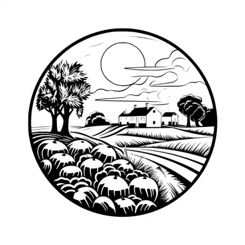 Autumn Harvest Silhouette SVG Design | SVG Files for Cricut & Print