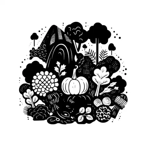 Autumn Harvest Silhouette SVG Design | SVG Files for Cricut & Print
