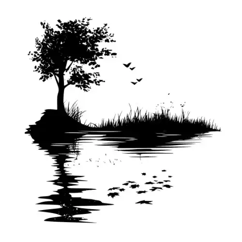 Autumn Leaves Silhouette SVG Design | SVG Files for Cricut & Print