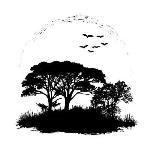 Autumn Leaves Silhouette SVG Design | SVG Files for Cricut & Print