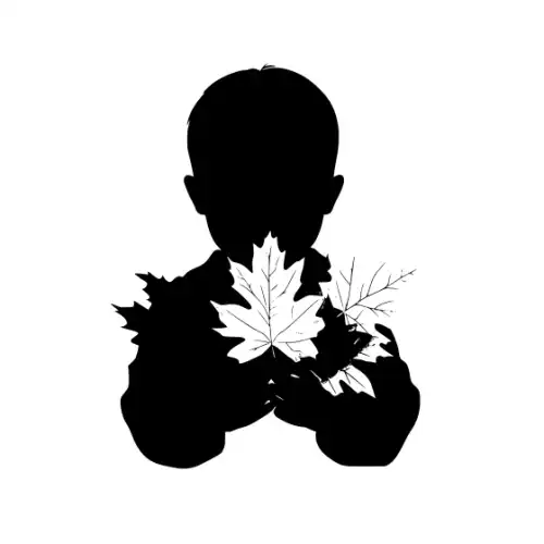 Autumn Leaves Silhouette SVG Design | SVG Files for Cricut & Print