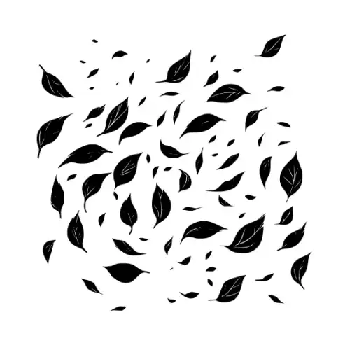 Autumn Leaves Silhouette SVG Design | SVG Files for Cricut & Print