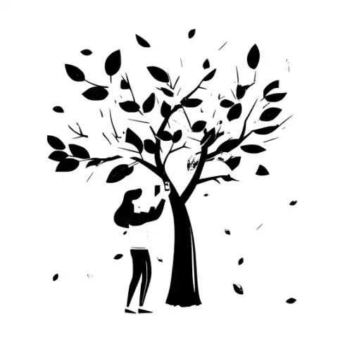 Autumn Leaves Silhouette SVG Design | SVG Files for Cricut & Print