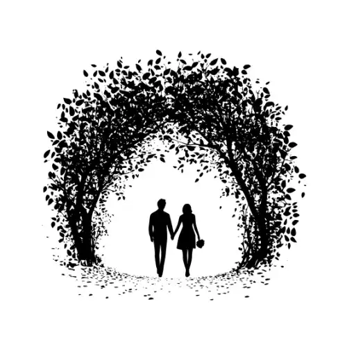 Autumn Leaves Silhouette SVG Design | SVG Files for Cricut & Print