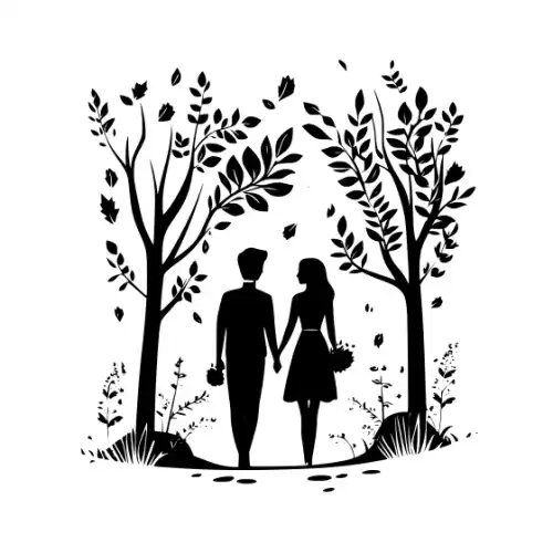 Autumn Leaves Silhouette SVG Design | SVG Files for Cricut & Print