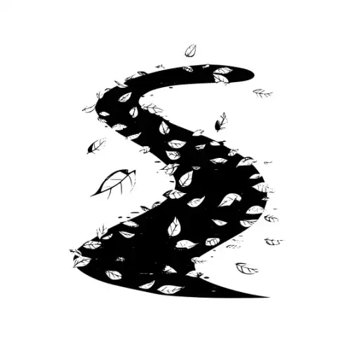 Autumn Leaves Silhouette SVG Design | SVG Files for Cricut & Print