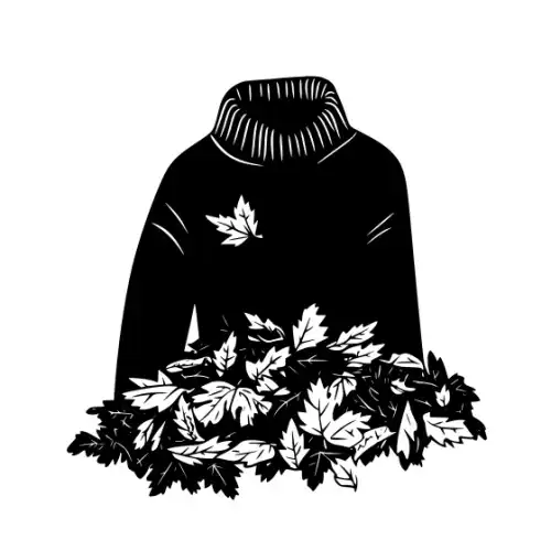 Autumn Leaves Silhouette SVG Design | SVG Files for Cricut & Print