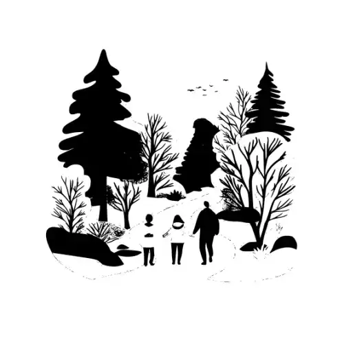 Autumn Leaves Silhouette SVG Design | SVG Files for Cricut & Print