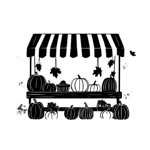 Autumn Leaves Silhouette SVG Design | SVG Files for Cricut & Print