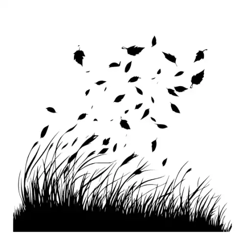 Autumn Leaves Silhouette SVG Design | SVG Files for Cricut & Print