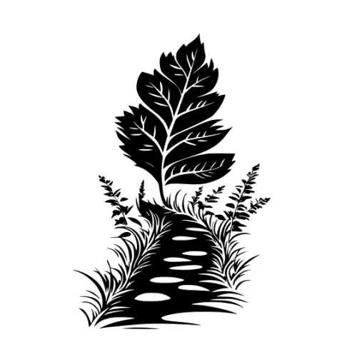 Autumn Leaves Silhouette SVG Design | SVG Files for Cricut & Print