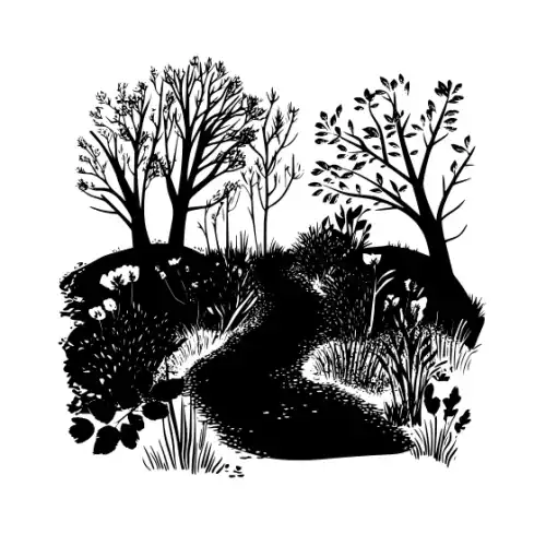 Autumn Leaves Silhouette SVG Design | SVG Files for Cricut & Print