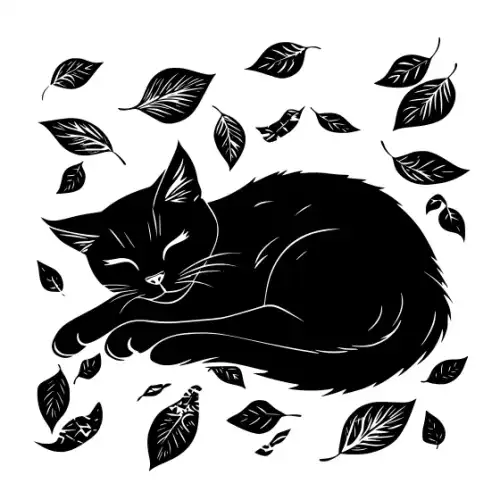 Autumn Leaves Silhouette SVG Design | SVG Files for Cricut & Print