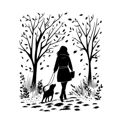 Autumn Leaves Silhouette SVG Design | SVG Files for Cricut & Print