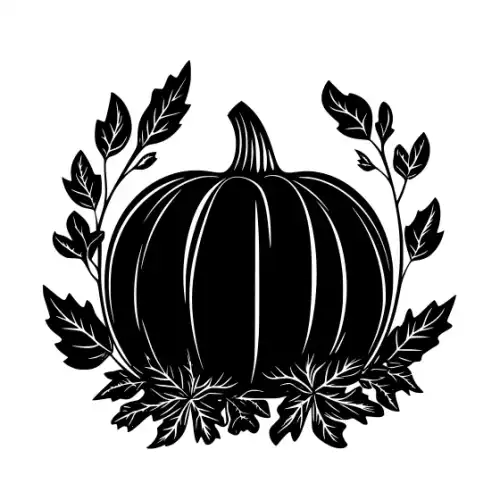 Autumn Leaves Silhouette SVG Design | SVG Files for Cricut & Print