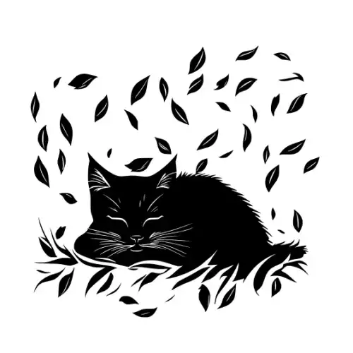 Autumn Leaves Silhouette SVG Design | SVG Files for Cricut & Print