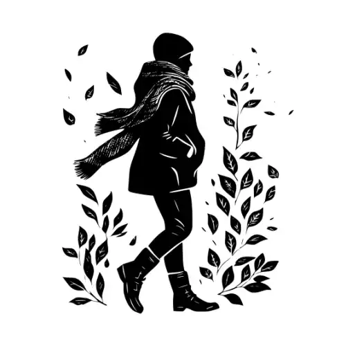 Autumn Leaves Silhouette SVG Design | SVG Files for Cricut & Print