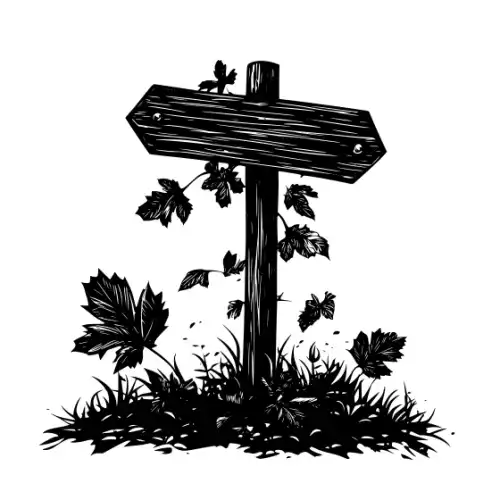 Autumn Leaves Silhouette SVG Design | SVG Files for Cricut & Print