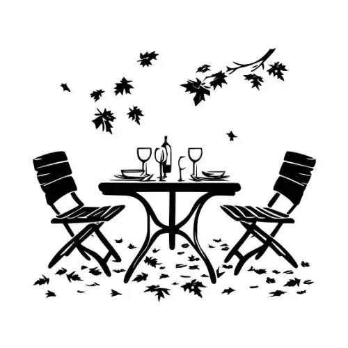 Autumn Leaves Silhouette SVG Design | SVG Files for Cricut & Print