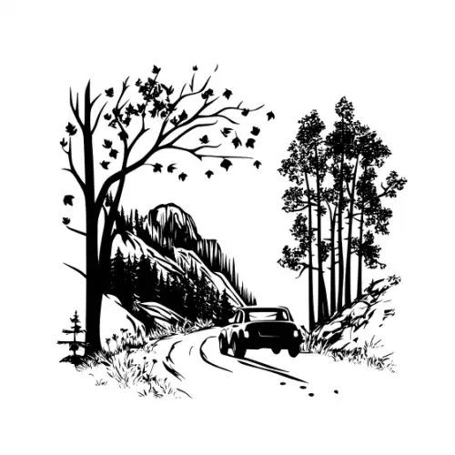 Autumn Leaves Silhouette SVG Design | SVG Files for Cricut & Print