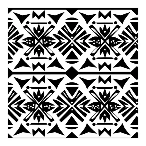 Aztec Pattern Silhouette SVG Design | SVG Files for Cricut & Print